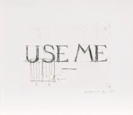 蚀刻版画 Nauman - Use Me