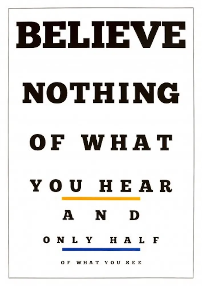 石版画 Navarro - Carta Visual (Believe)