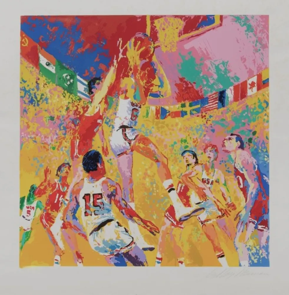 复数作品 Neiman - Basketball from Olympic Suite