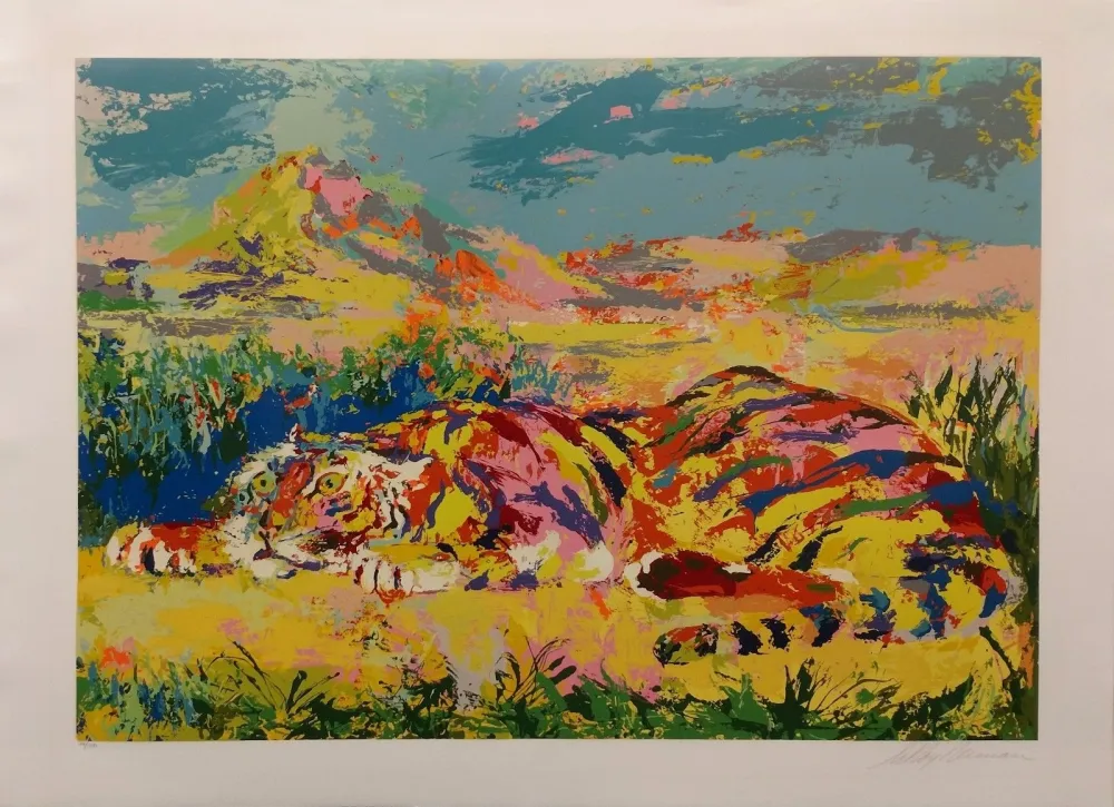丝网印刷 Neiman - DELACROIX'S TIGER