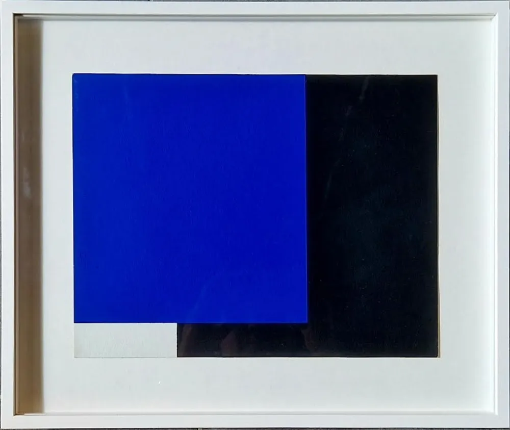 丝网印刷 Nemours - Espace bleu