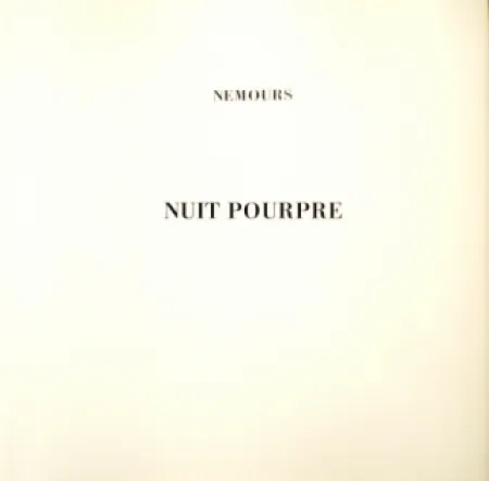 插图书 Nemours - Nuit Pourpre