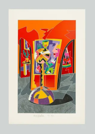 丝网印刷 Nespolo - Composizione