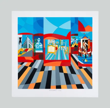 丝网印刷 Nespolo - Composizione