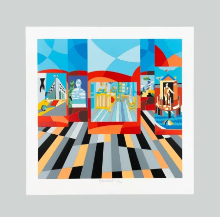 丝网印刷 Nespolo - Composizione