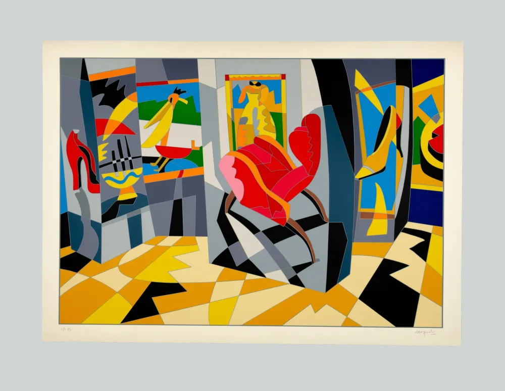 丝网印刷 Nespolo - Composizione