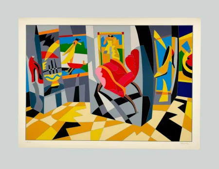 丝网印刷 Nespolo - Composizione