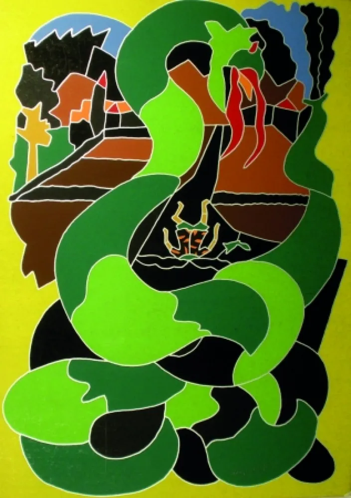 丝网印刷 Nespolo - Composizione