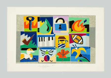 丝网印刷 Nespolo - Composizione A