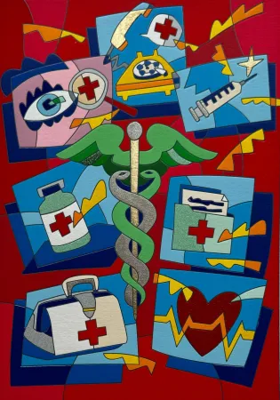 丝网印刷 Nespolo - Esculapio