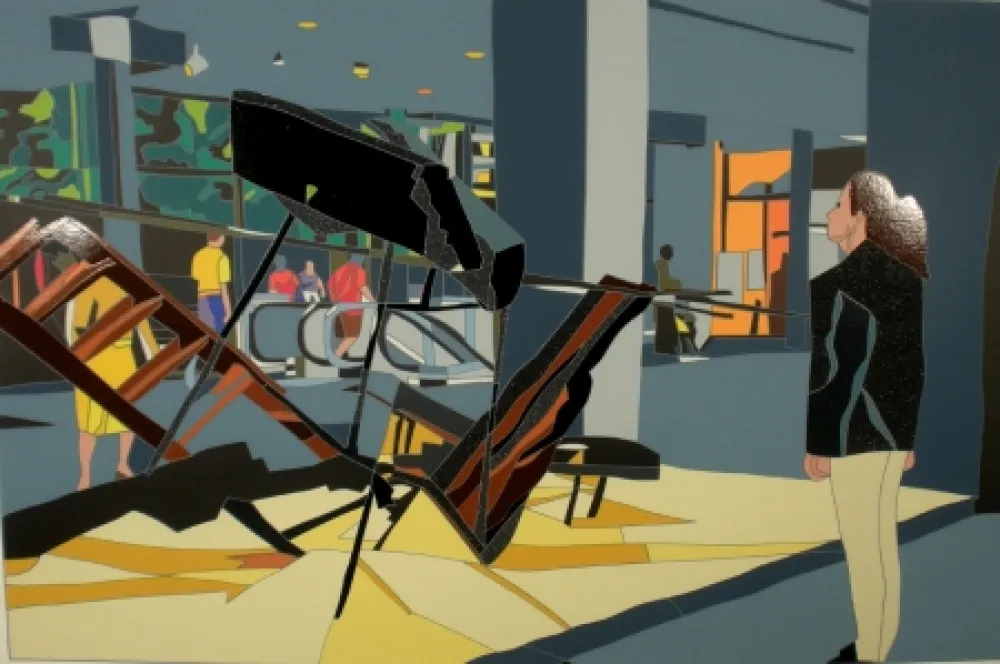 丝网印刷 Nespolo - Giusy e De Suvero