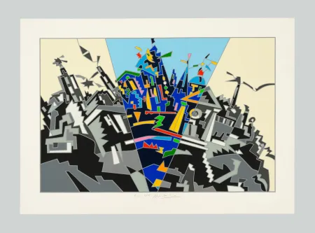 丝网印刷 Nespolo - Paesaggio