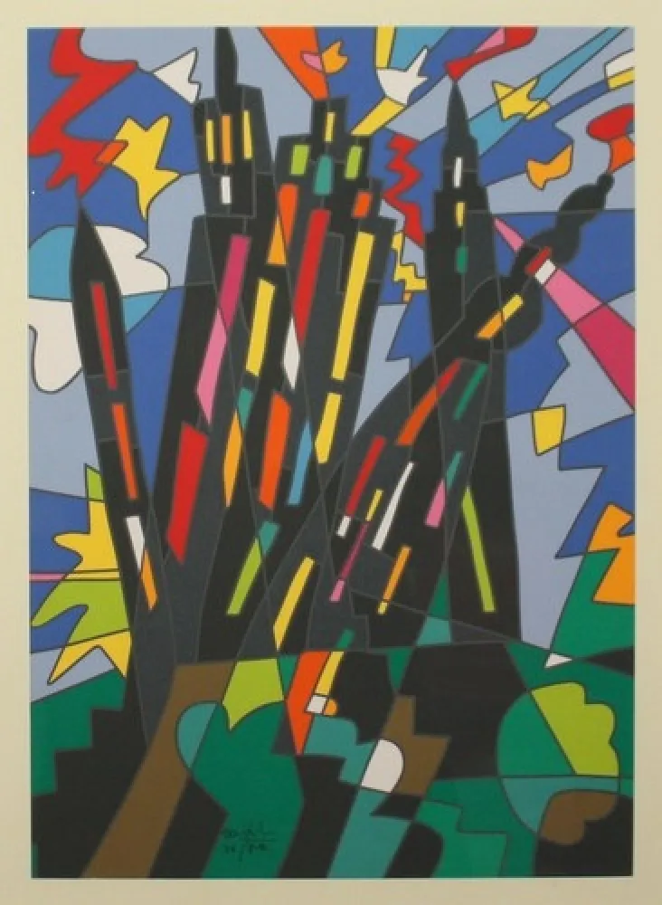 石版画 Nespolo - SENZA TITOLO