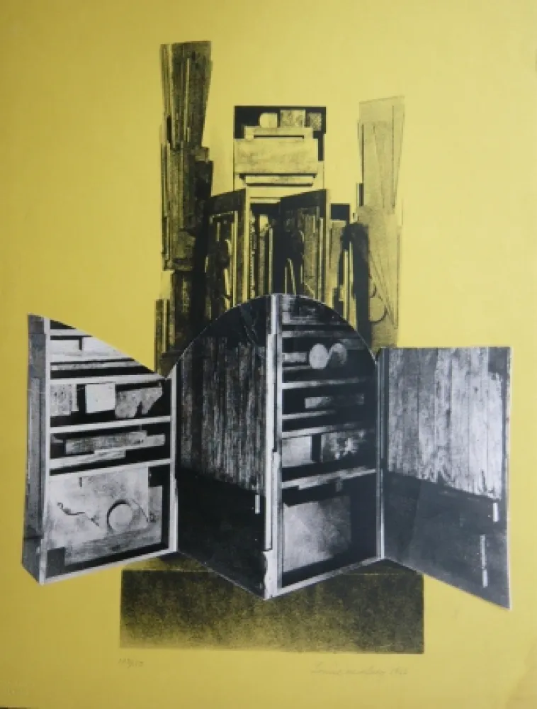 丝网印刷 Nevelson - Sans titre