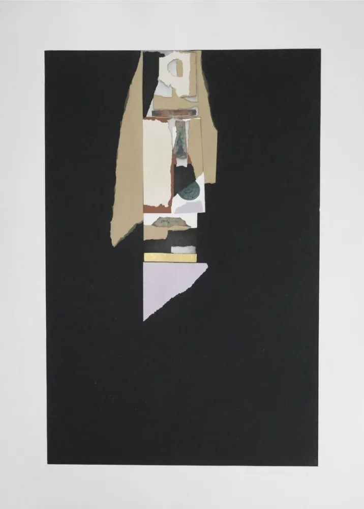 飞尘腐蚀法 Nevelson - Untitled from 'Aquatints' portfolio