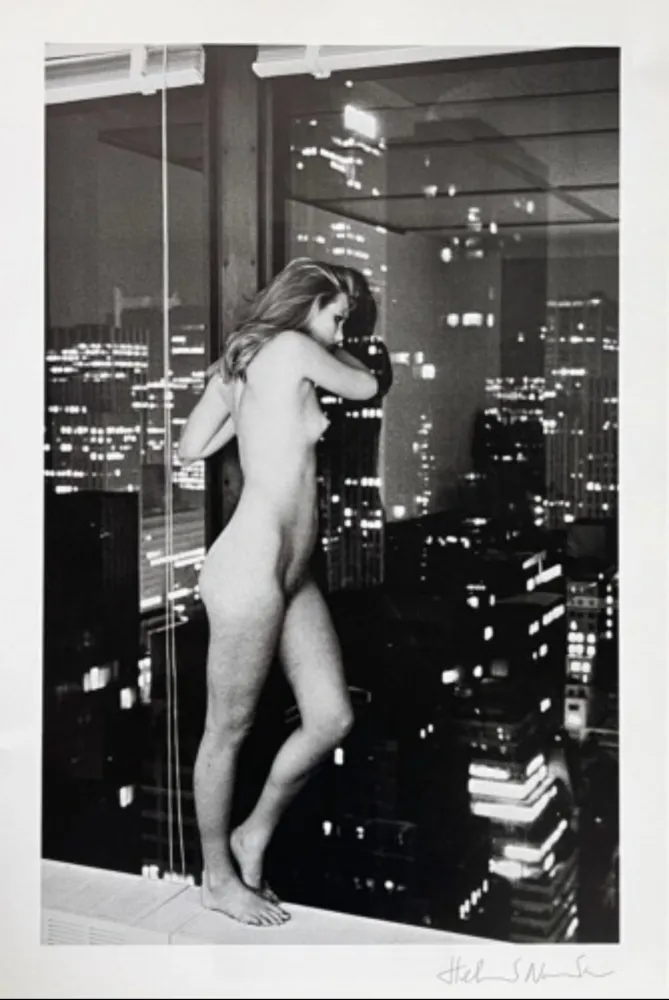 摄影 Newton - Patti Hansen over Manhattan 1977