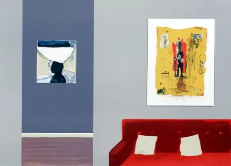 石版画 Nhlengethwa - Tribute to Deborah Bell