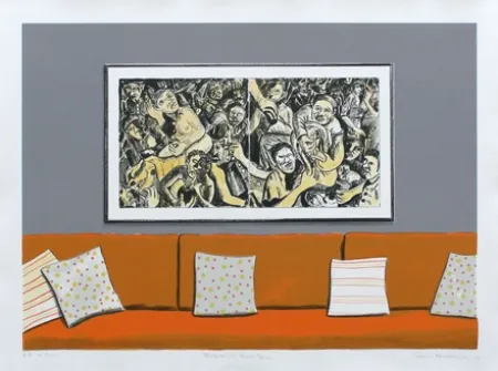 石版画 Nhlengethwa - Tribute to Helen Sebidi