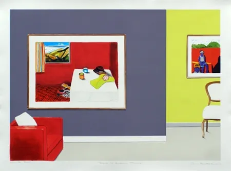 石版画 Nhlengethwa - Tribute to Zwelethu Mthethwa