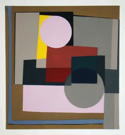 镂版印刷 Nicholson - Peinture - 1945