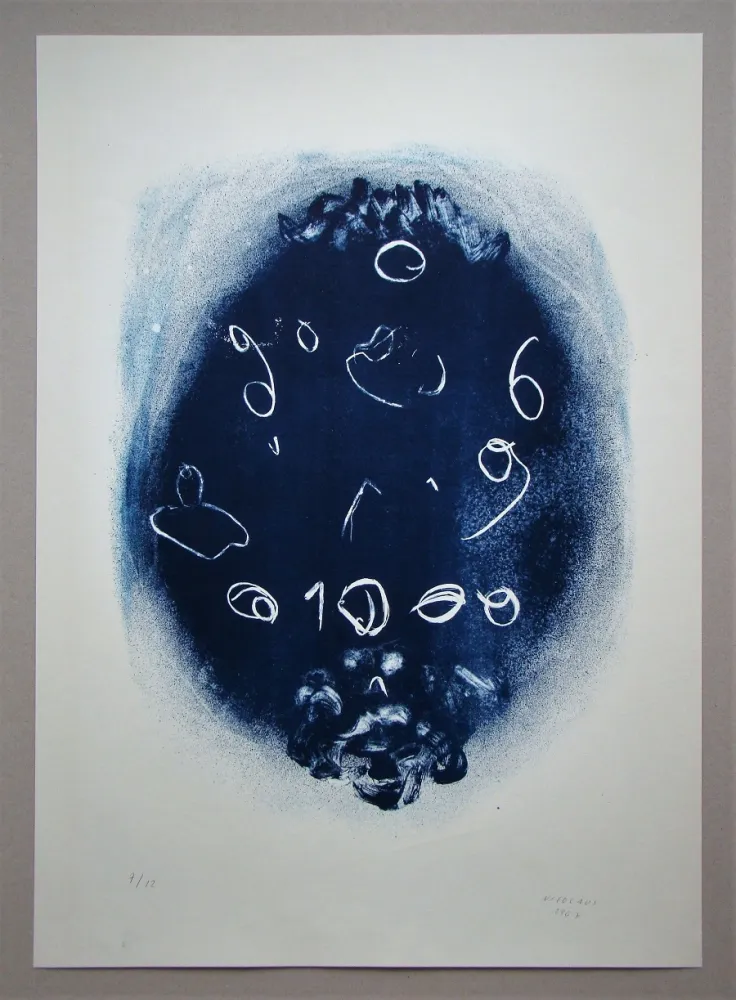 丝网印刷 Nicolaus - Zahlenbild - Ohne Titel