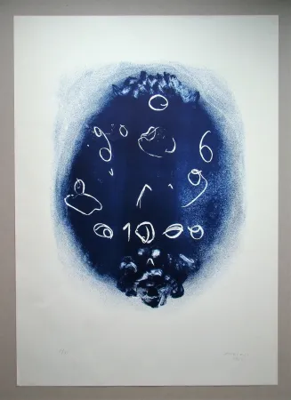 丝网印刷 Nicolaus - Zahlenbild - Ohne Titel