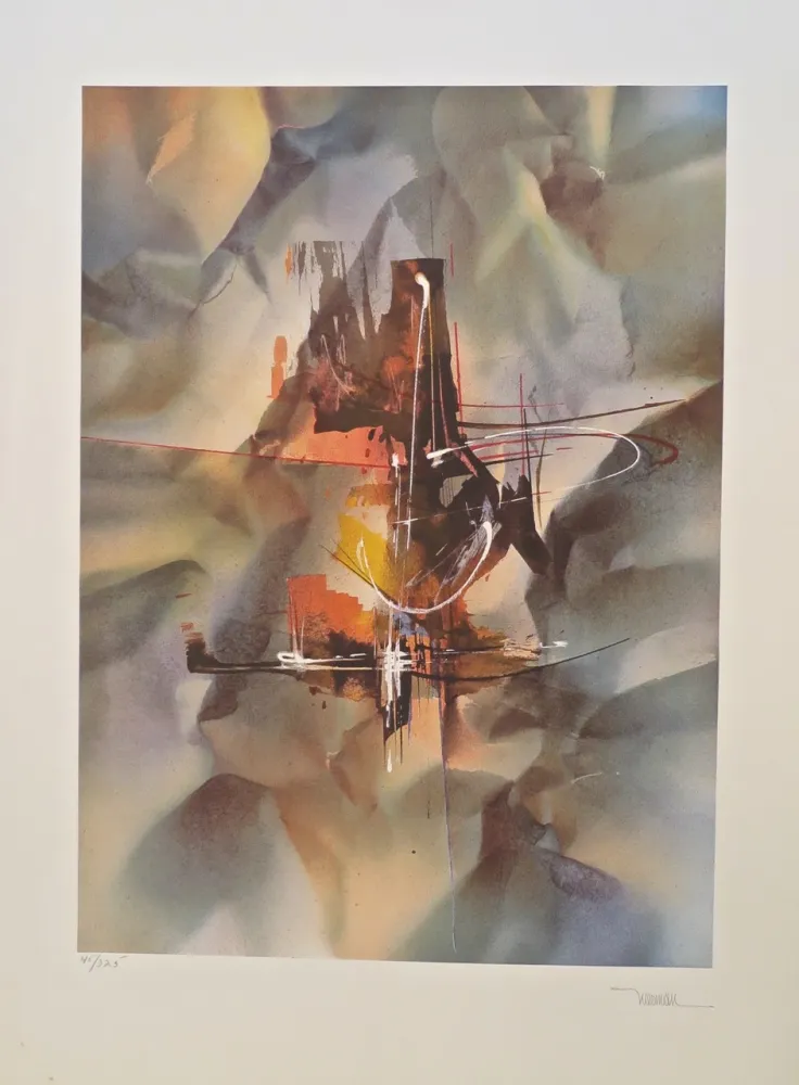 石版画 Nierman - Bach, from the Sound of Color portfolio