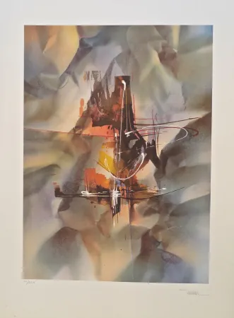 石版画 Nierman - Bach, from the Sound of Color portfolio