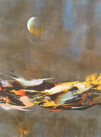 石版画 Nierman - Constellation from the Cosmic Energy Suite