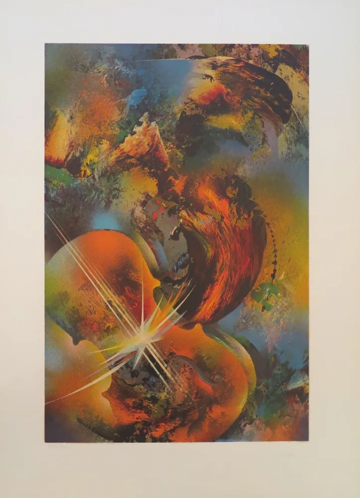 石版画 Nierman - Mozart from the Sound of Color portfolio