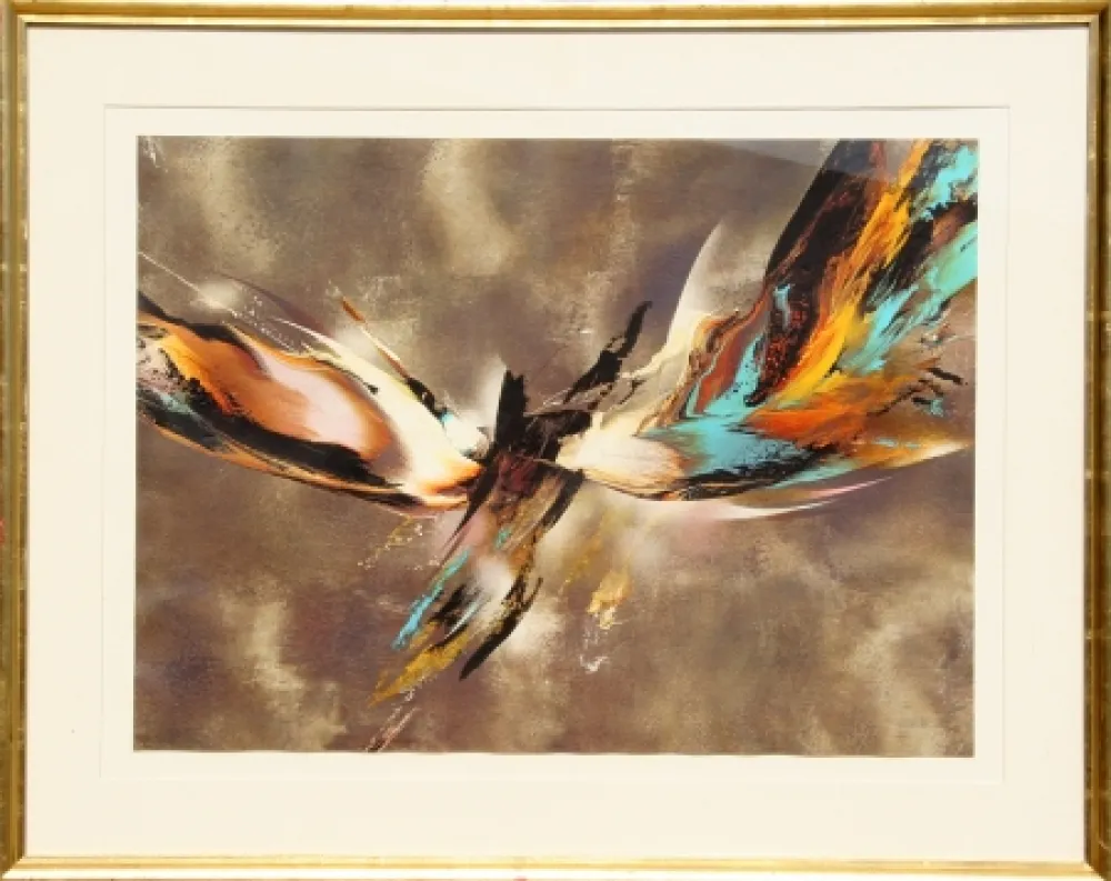 石版画 Nierman -  Untitled - IV from the Cosmic Energy Suite