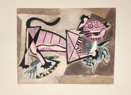 版画 Nieto - El Gato