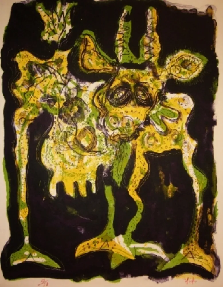 石版画 Nieto - Mamellement votre