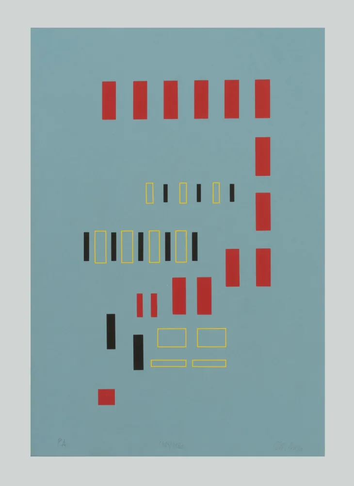 丝网印刷 Nigro - Composizione