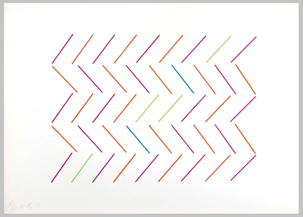 石版画 Nigro - Composizione 