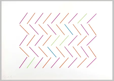 石版画 Nigro - Composizione 