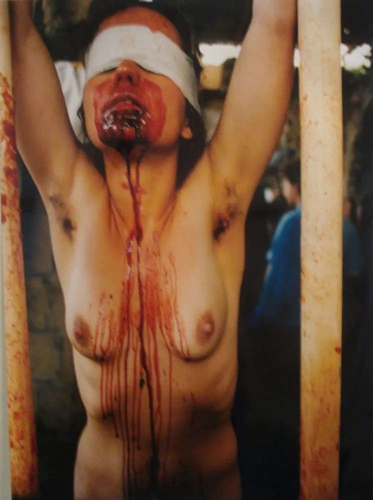 摄影 Nitsch - 96 Aktion – Giardini San Martino, Napoli, P