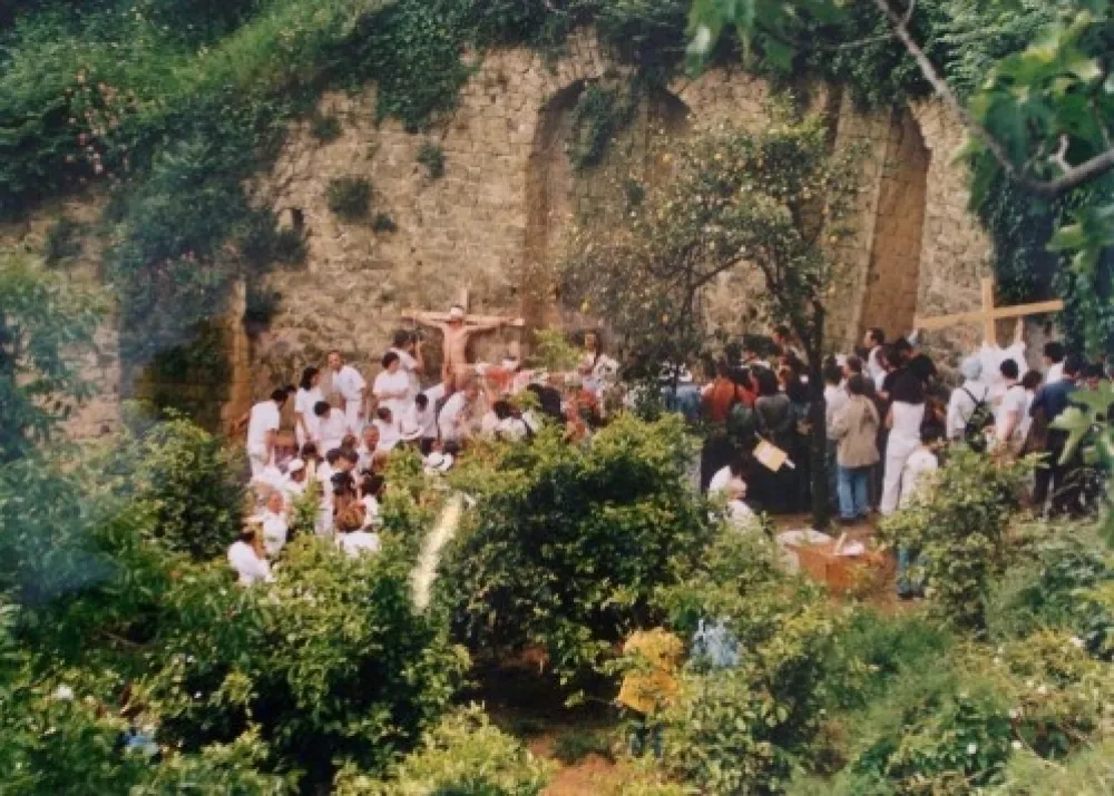 摄影 Nitsch - Azione N. 96 – Giardini S. Martino A Napoli