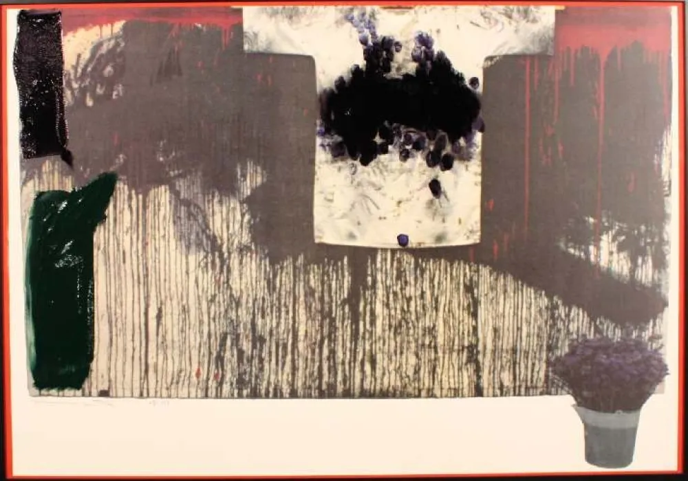 石版画 Nitsch - SENZA TITOLO