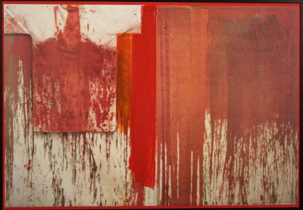 石版画 Nitsch - SENZA TITOLO