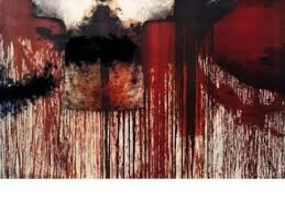 无技术 Nitsch - Übermalte Bild