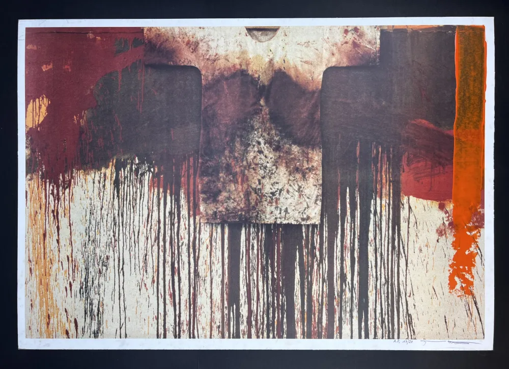 复数作品 Nitsch - Übermalte Bild-Lithographien