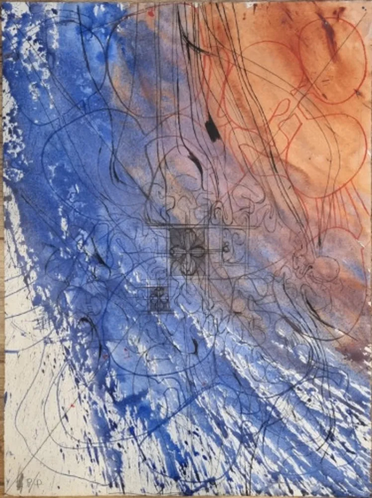 石版画 Nitsch - Untitled