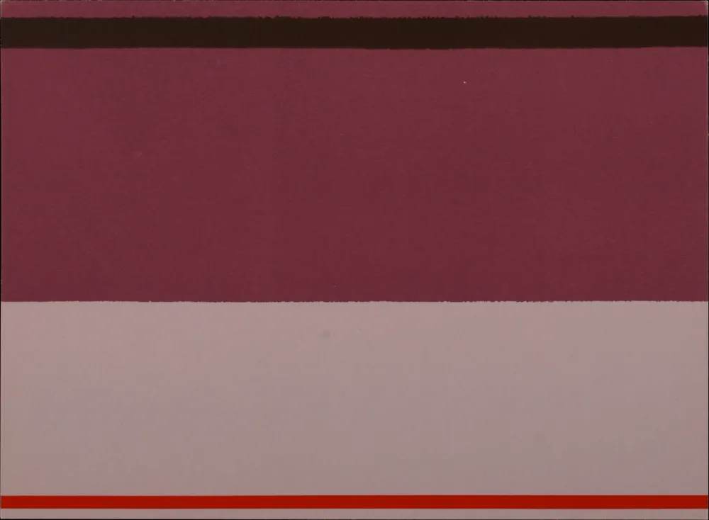 丝网印刷 Noland - Abstract Composition, 1973 -  Hand-numbered!