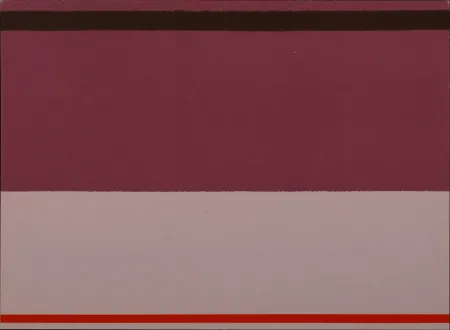 丝网印刷 Noland - Abstract Composition, 1973 -  Hand-numbered!