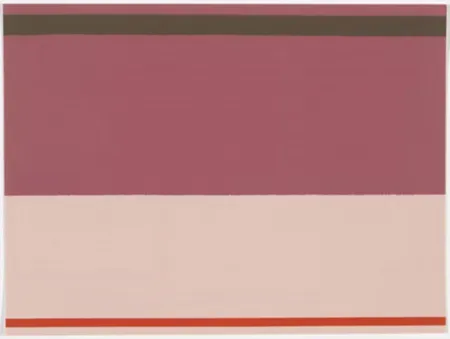 丝网印刷 Noland - Untitled from The New York Collection for Stockholm
