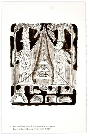 石版画 Nørgaard - A. Une conférence bilatérale