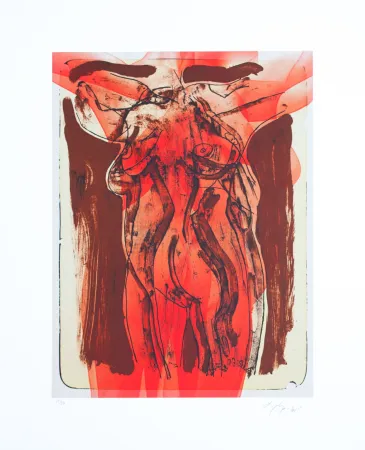 石版画 Nørgaard - La femme I