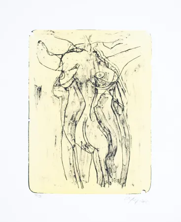 石版画 Nørgaard - La femme I