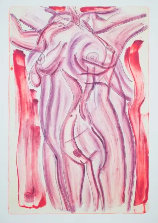 石版画 Nørgaard - La femme III